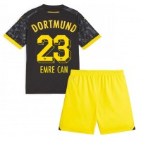 Borussia Dortmund Emre Can #23 Bortadräkt Barn 2023-24 Kortärmad (+ Korta byxor)